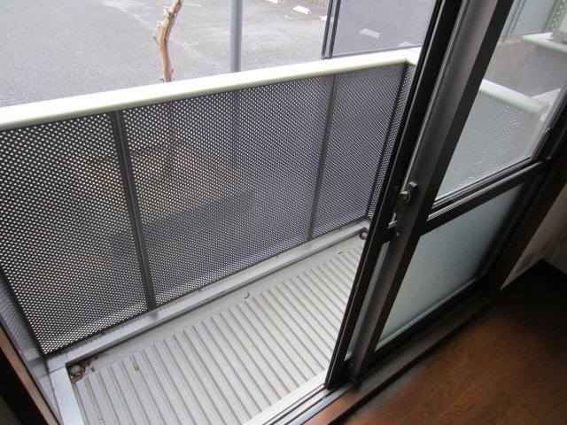 ひたちなか市高場４丁目のアパートのバルコニー|バルコニーの写真です。