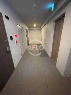 【その他共用部分】 | エレメント西田辺 | エレメント西田辺　共用部廊下