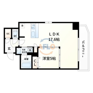 【間取り】 | Metrosa谷町六丁目South（中央小学校区） | Metrosa谷町六丁目South　間取り
