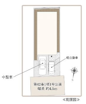 仲介手数料無料　横浜市磯子区田中１丁目の区画図