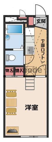 【間取り】 | レオパレスTN壱番館
