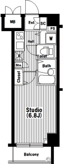 ガラ・ステージ森下の間取り