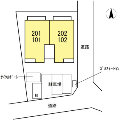 【区画図】 | オスト-成田西2丁目-