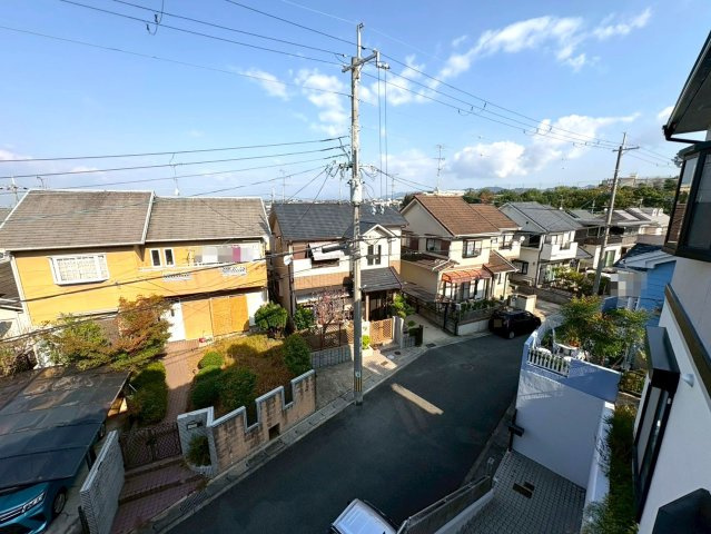 令和７年８月リフォーム済◆車庫＆屋根裏収納付き４ＬＤＫ◆宇治市広野町宮谷の展望|バルコニーからの眺望