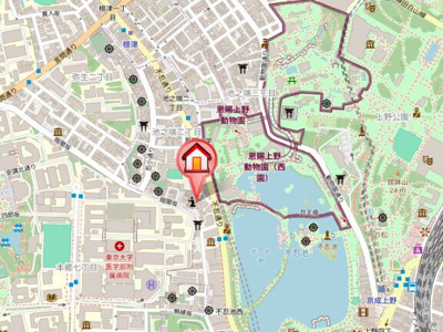 【地図】 | レジディア上野池之端