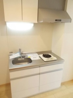 【キッチン】 | ラフィネ　ロジュマン | コンパクトなキッチンで掃除もラクラク