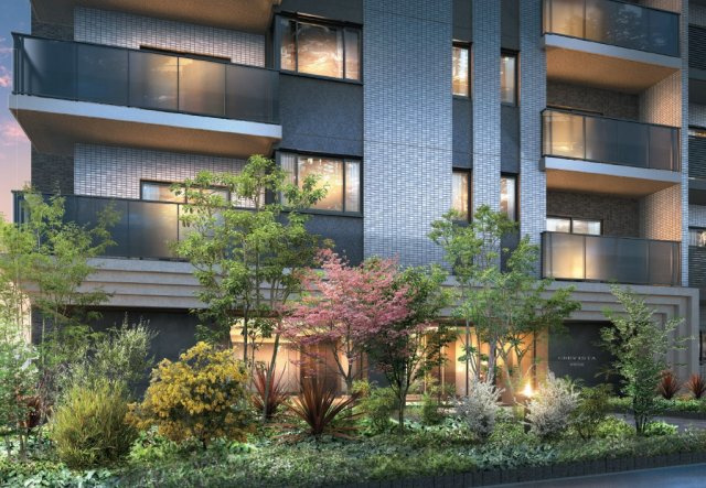 クレヴィスタ浮間舟渡のエントランス