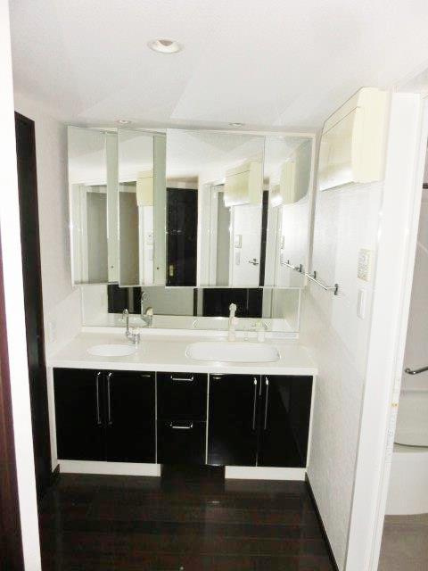 レイディアント横濱ユーロヒルズの洗面所|コンパクトで使いやすい洗面所