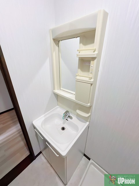 北名古屋市西之保犬井のアパートの洗面所