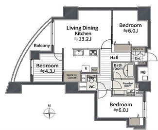 【間取り】 | ドリームタワーキュアレジデンス