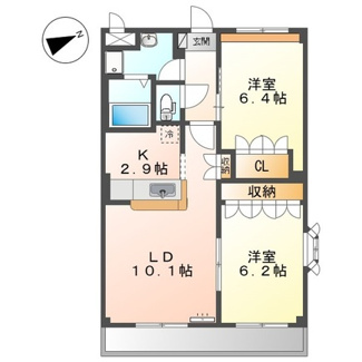 【間取り】 | テンダーハウス | 2LDK