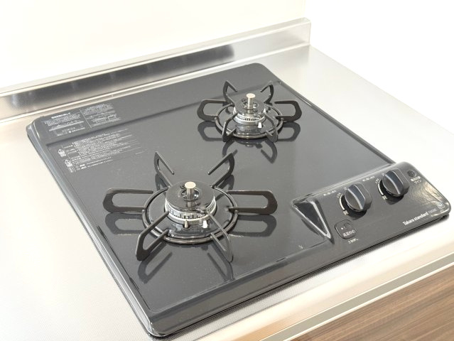 ポラリス野中町のキッチン|料理が焦げ付き始めたら自動で消火する安心安全のガスコンロ