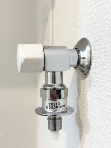 ポラリス野中町の設備|ホースが抜けても水が漏れない洗濯機用の水栓