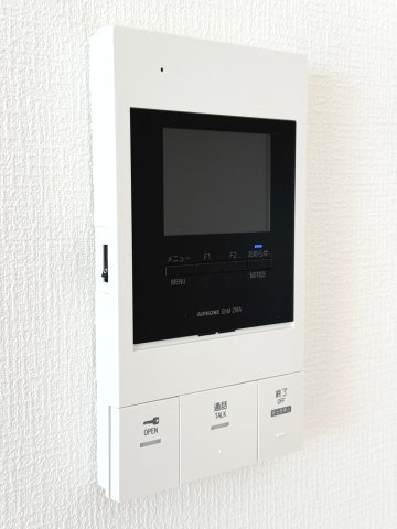 ポラリス野中町のセキュリティ|訪問者を確認できるモニタ付インターホン