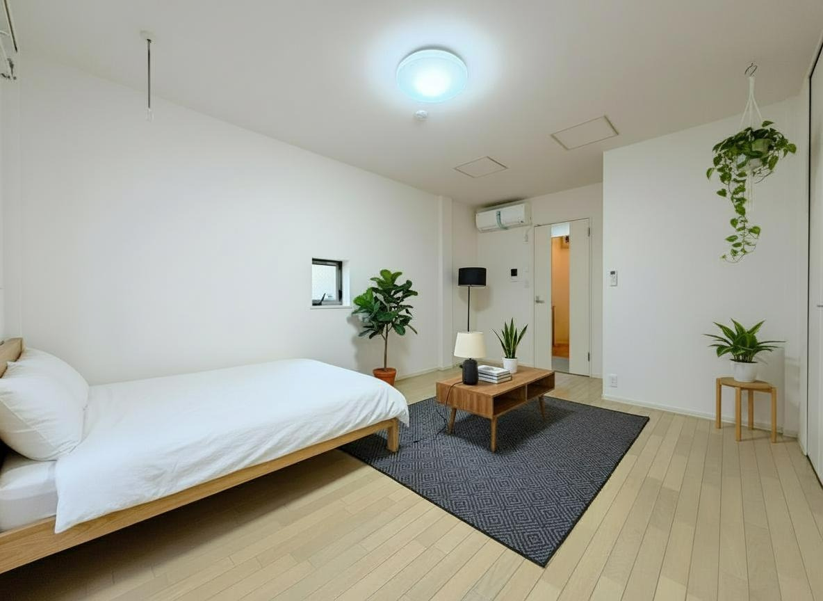 ヴィーブルⅡ　の居間・リビング|★広々９．１帖の居室★※家具はつきません。