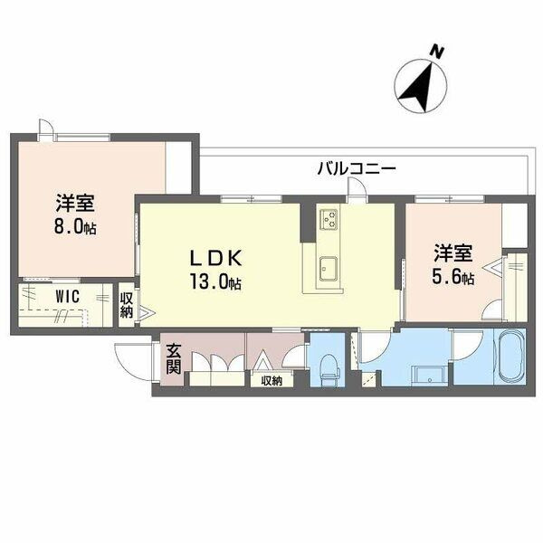 シャーメゾン玉津の間取り