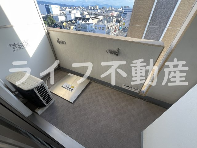 CASSIA高井田North Courtのバルコニー|バルコニー付きです