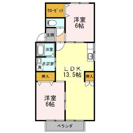 メゾン ノア Ｂの間取り