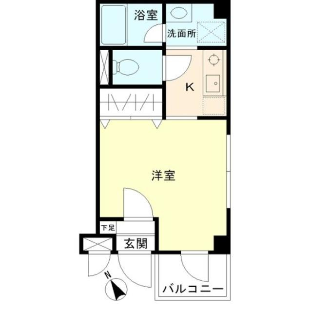 キバサンフラットの間取り