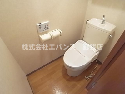【トイレ】 | グランチェスタ千葉寺Ⅱ | 落ち着いたトイレです