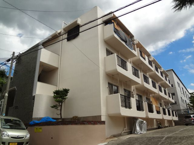 葺合マンションの外観