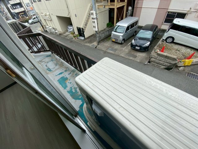 マリンハウスのバルコニー