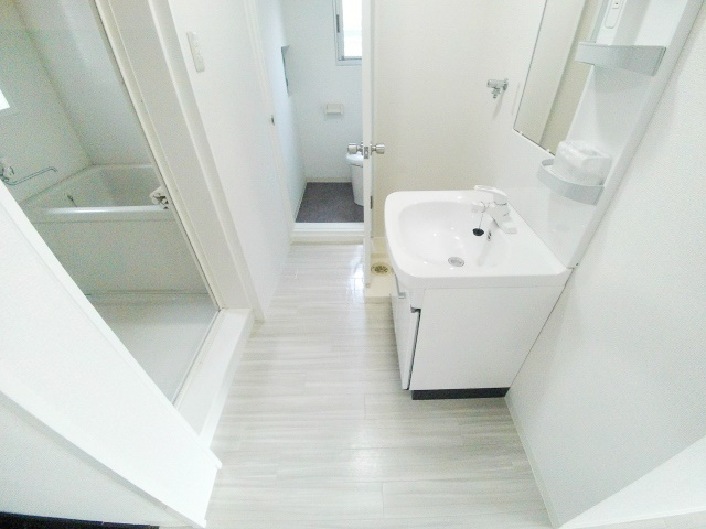 松原ハイツの洗面所