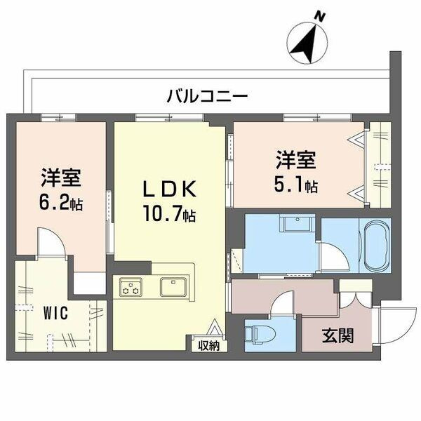 シャーメゾン玉津の間取り