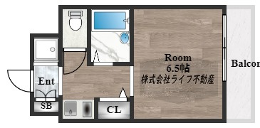 ブルグリンコート布施駅前の間取り