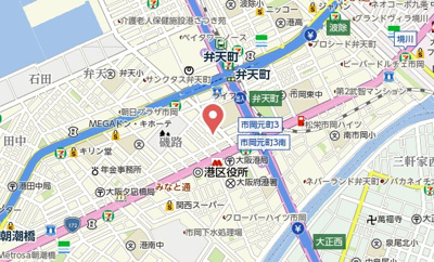 【地図】 | クローバー・グランツ弁天町