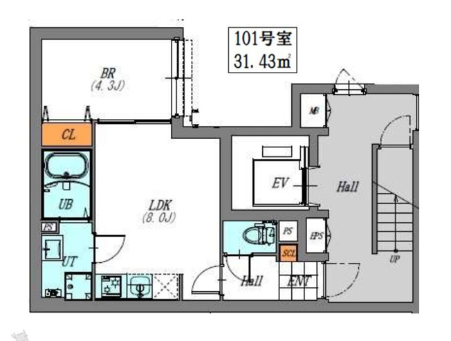 【間取り】 | LUORE文京本駒込