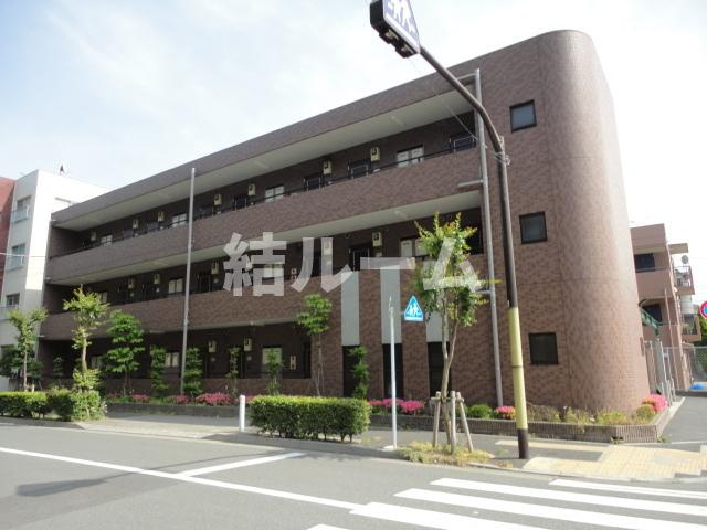 板橋区高島平１丁目の賃貸マンションのエントランス