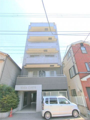ヴォーガコルテ多摩川の外観|2006年6月築　RC鉄筋コンクリート造地上6階建て総戸数28戸
東京都大田区多摩川1丁目　東急多摩川線矢口渡駅近徒歩3分
