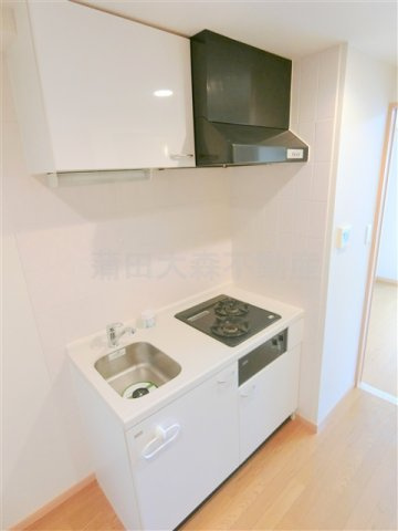 ヴォーガコルテ多摩川のキッチン|2口ガスシステムキッチン