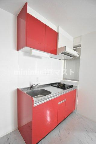 大阪市中央区日本橋２丁目の賃貸マンションのキッチン