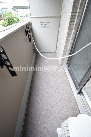 大阪市中央区本町橋の賃貸マンションのバルコニー