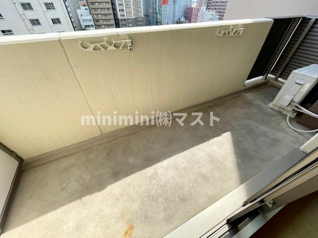 大阪市中央区中寺２丁目の賃貸マンションのバルコニー