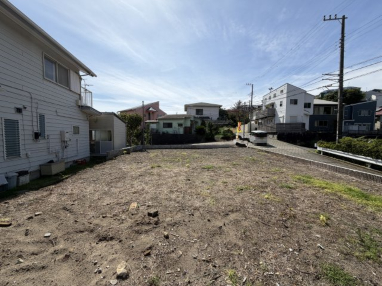 海まで徒歩８分！陽当たり良好な高台の新築戸建の外観