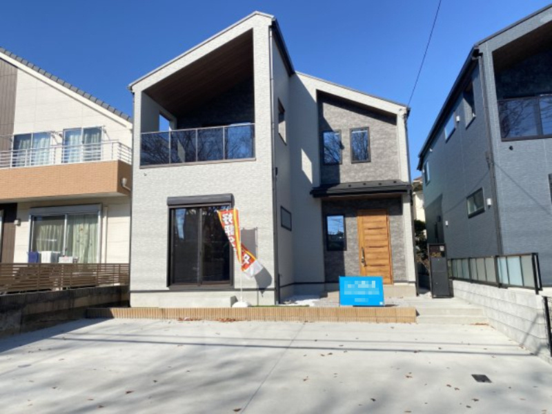 『八王子市新築戸建て』八王子市めじろ台3-41-4【仲介手数料無料】の外観|～仲介手数料無料☆八王子ひなた不動産～　八王子市めじろ台　新築戸建て