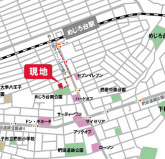 祝成約済み　八王子市　めじろ台３丁目　新築戸建ての地図|～仲介手数料無料☆八王子ひなた不動産～　八王子市めじろ台　新築戸建て