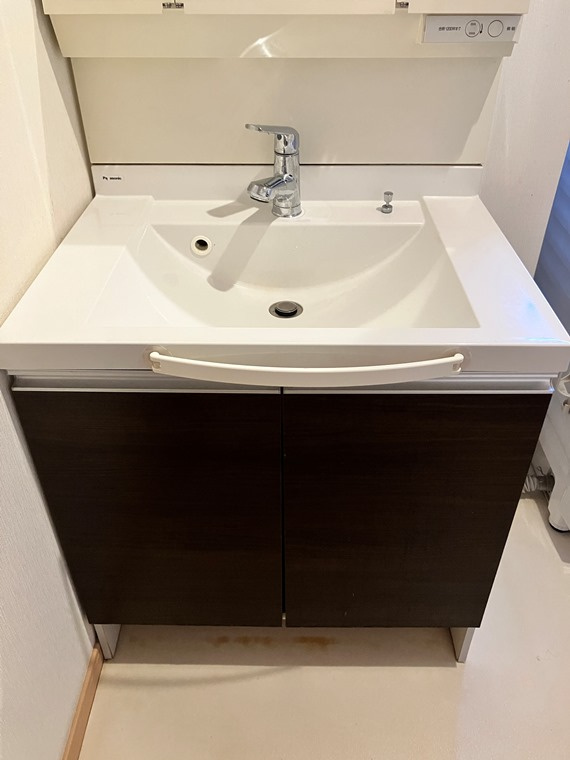 南希望が丘戸建の洗面所