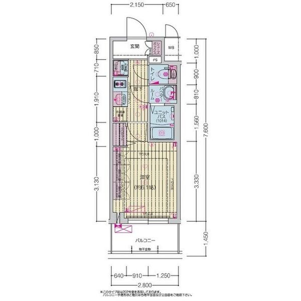 プレサンス上前津ディアシス　名古屋市賃貸　仲介手数料無料の間取り