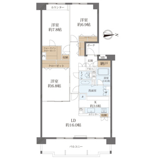 【間取り】 | ジオ緑地公園4番館