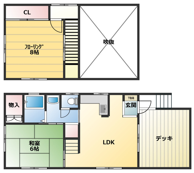 【間取り】 | 伊賀市槇山　中古戸建て