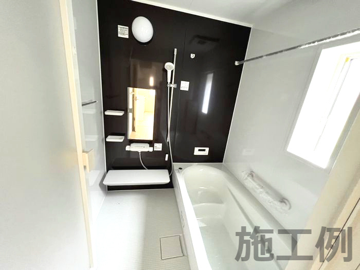 南区磯部新築戸建て　第57-1号棟の浴室|ゆったり過ごせるお風呂です