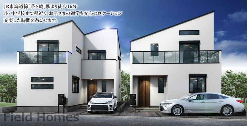 茅ヶ崎市東海岸南4丁目新築戸建て　1号棟の外観|外観「茅ヶ崎市東海岸南4丁目新築戸建て」