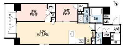 オープンレジデンシア日本橋馬喰町の間取り
