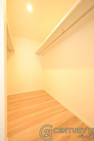 橿原市白橿町４丁目 ３号地 ／一戸建の収納|■現地撮影写真■広々WICスペース完備！