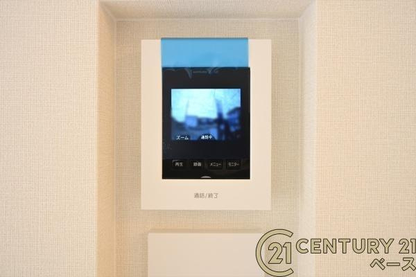 橿原市白橿町４丁目 ４号地 ／新築一戸建の内装|■現地撮影写真■ＴＶモニター付きインターホンで防犯対策もバッチリ！来客も一目でわかり安心です！