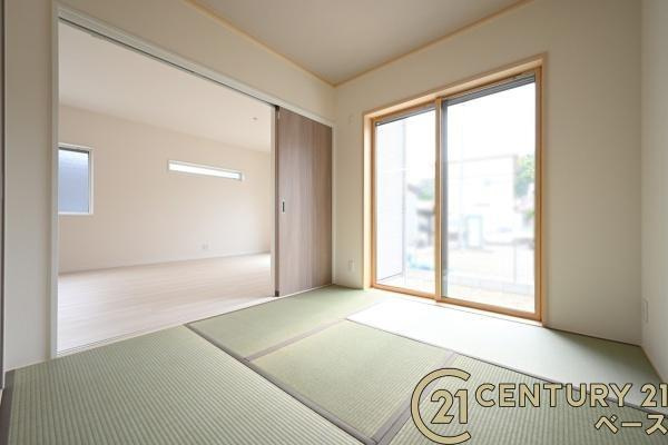 橿原市白橿町４丁目 ４号地 ／新築一戸建の和室|■現地撮影写真■ほっこり落ち着ける和室！客間としてもご利用いただけます！